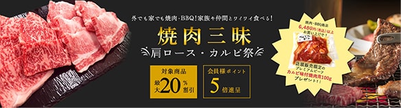 焼肉三昧　肩ロース・カルビ祭